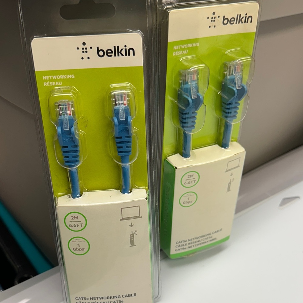 Belkin Blue CAT5e Networking Cable